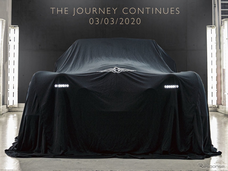 モーガンの新型スポーツカーのティザーイメージ《photo by Morgan Motor Company》