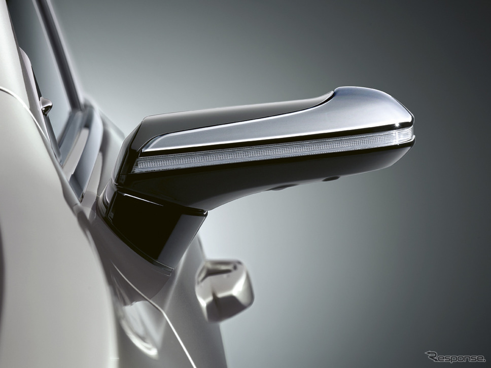 レクサス ES の2020年モデルのデジタルアウターミラー装着車（欧州仕様）《photo by Lexus》