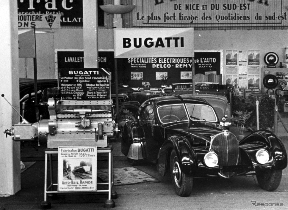 タイプ57 SCアトランティック・クーペ。ノワールか。《photo by Bugatti 》