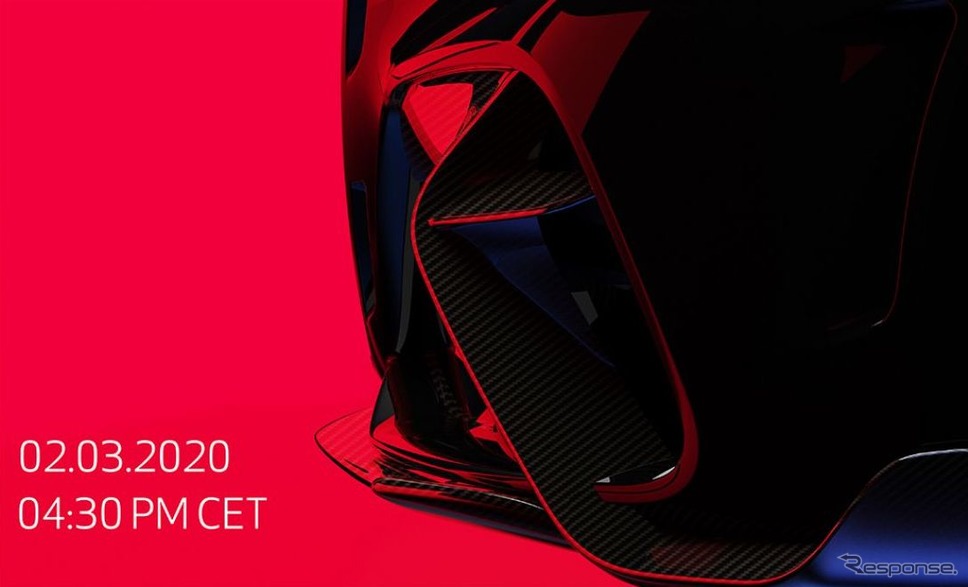 アルファロメオの新型車のティザーイメージ《photo by Alfa Romeo》