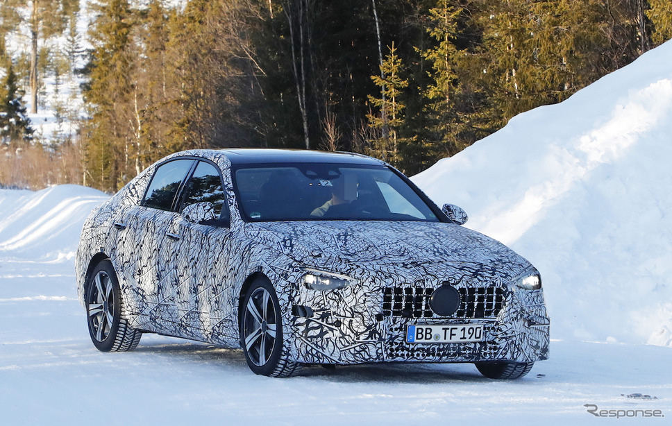 メルセデスAMG C43/C53(仮)開発車両(スクープ写真)《APOLLO NEWS SERVICE》