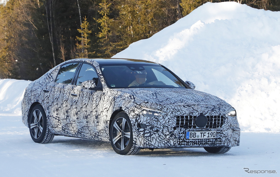 メルセデスAMG C43/C53(仮)開発車両(スクープ写真)《APOLLO NEWS SERVICE》