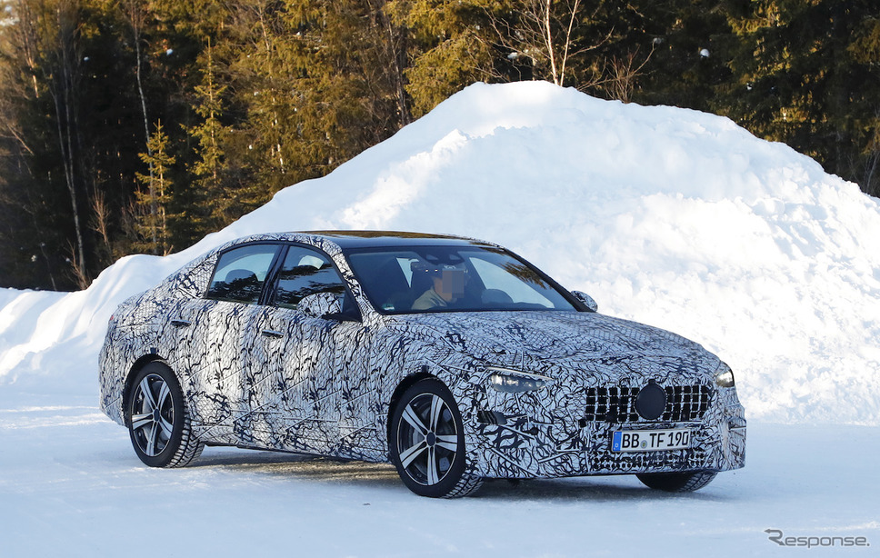 メルセデスAMG C43/C53(仮)開発車両(スクープ写真)《APOLLO NEWS SERVICE》
