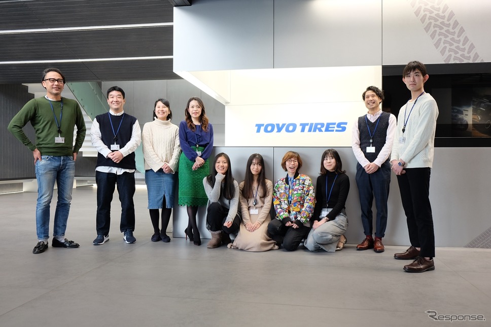 社員の皆さん《画像:TOYO TIRE》