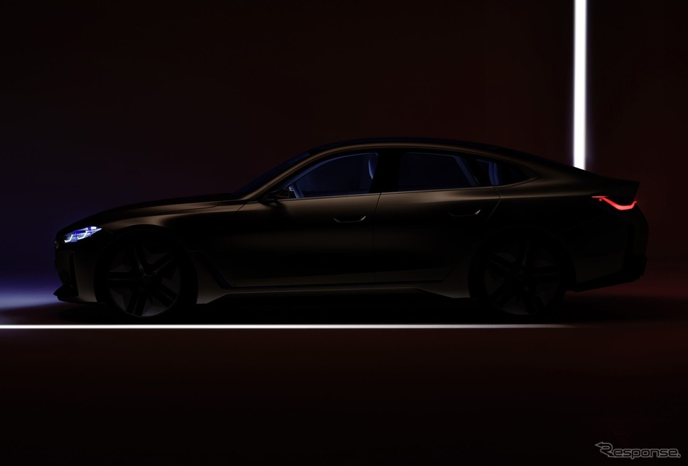 BMW コンセプト i4 のティザーイメージ《photo by BMW》