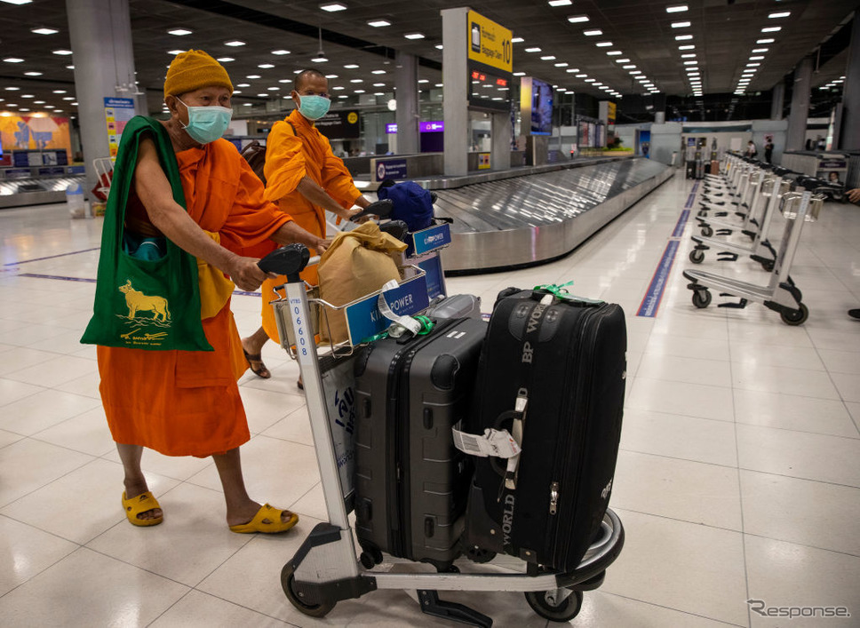 バンコク空港（3月4日）《photo (c) Getty Images》