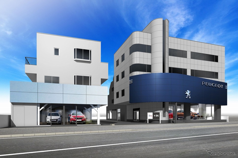 プジョー市川(パースイメージ)《画像:グループPSAジャパン》