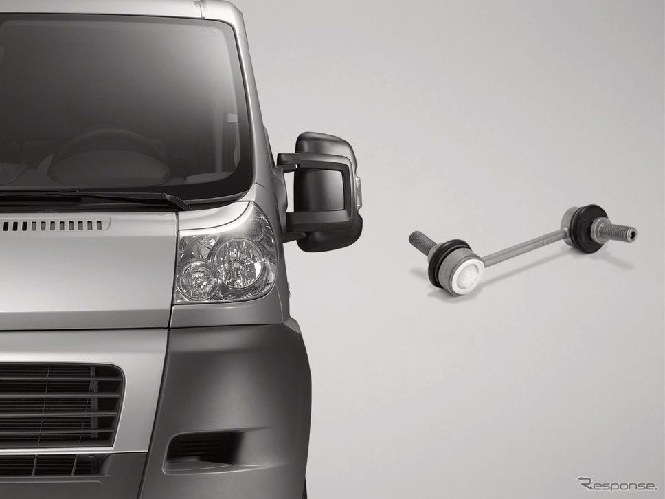 ZFの小型商用車向けシャシー部品《photo by ZF》