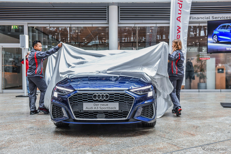 ドイツ・インゴルシュタット工場で生産が開始されたアウディA3スポーツバック新型《photo by Audi》