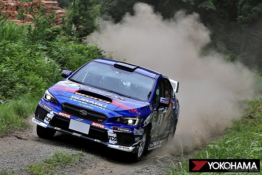新井敏弘選手/田中直哉選手の「富士スバル AMS WRX STI」(2019年)