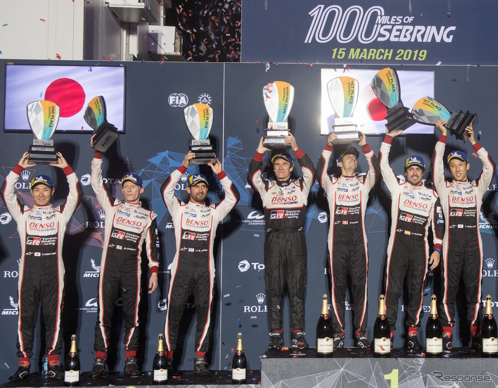 2018/2019シーズンのWECセブリング戦(19年3月)。《写真提供 TOYOTA》