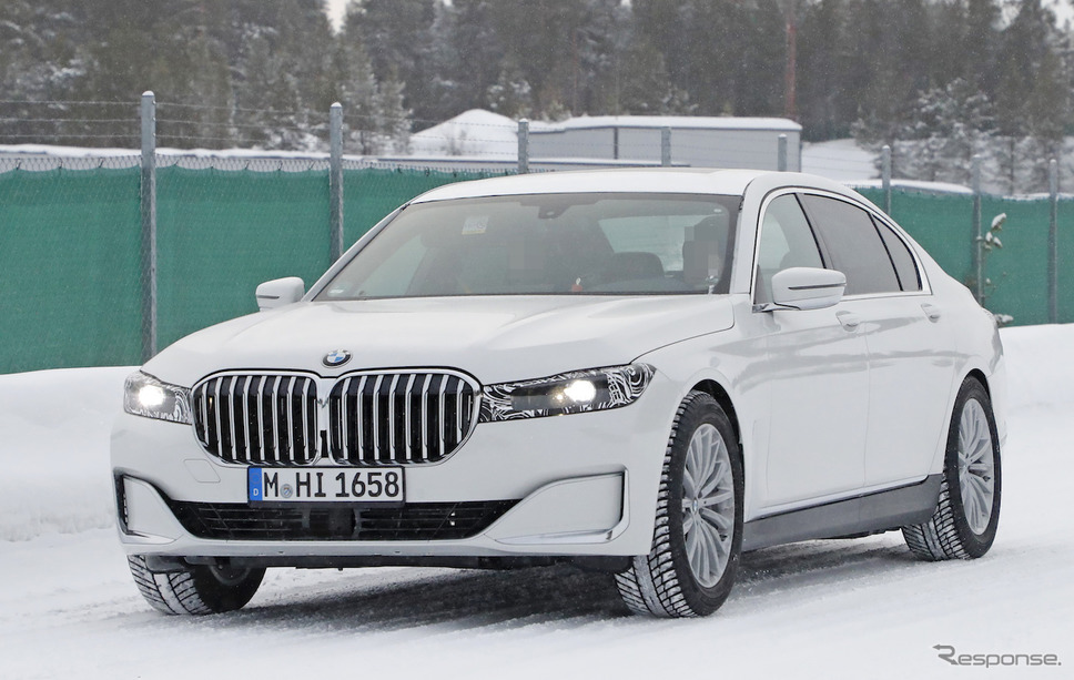 BMW 7シリーズ 次世代型プロトタイプ(スクープ写真)《APOLLO NEWS SERVICE》