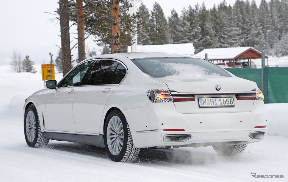 BMW 7シリーズ 次世代型プロトタイプ(スクープ写真)《APOLLO NEWS SERVICE》