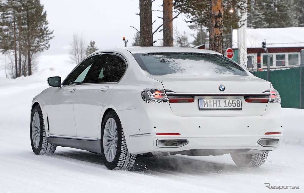 BMW 7シリーズ 次世代型プロトタイプ(スクープ写真)《APOLLO NEWS SERVICE》