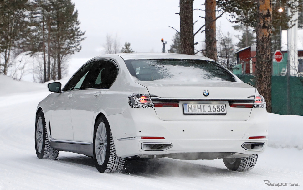 BMW 7シリーズ 次世代型プロトタイプ(スクープ写真)《APOLLO NEWS SERVICE》