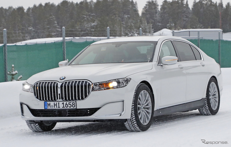 BMW 7シリーズ 次世代型プロトタイプ(スクープ写真)《APOLLO NEWS SERVICE》