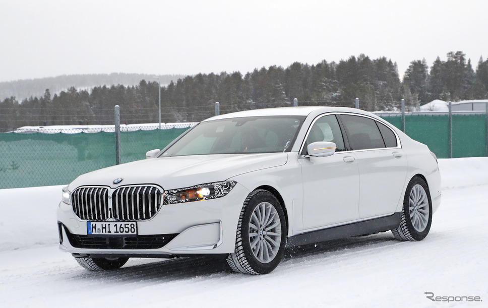 BMW 7シリーズ 次世代型プロトタイプ(スクープ写真)《APOLLO NEWS SERVICE》