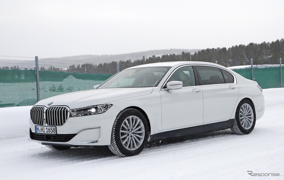 BMW 7シリーズ 次世代型プロトタイプ(スクープ写真)《APOLLO NEWS SERVICE》