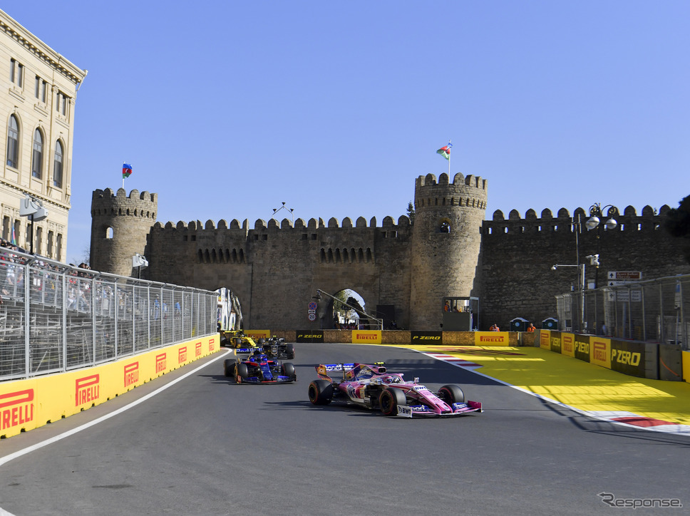 アゼルバイジャンGPも今季F1開幕地候補のひとつか?(写真は2019年の同GP)《写真提供 Pirelli》