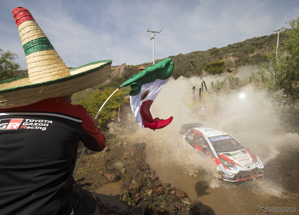 現在開催中の2020年WRC第3戦メキシコ。《写真提供 TOYOTA》