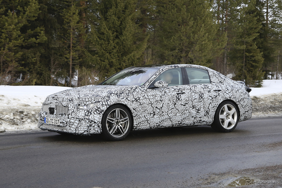 メルセデスAMG C53 開発車両（スクープ写真）《APOLLO NEWS SERVICE》