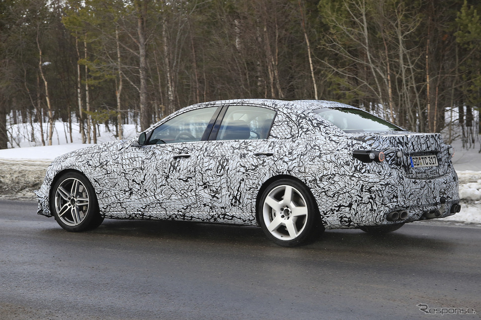 メルセデスAMG C53 開発車両（スクープ写真）《APOLLO NEWS SERVICE》