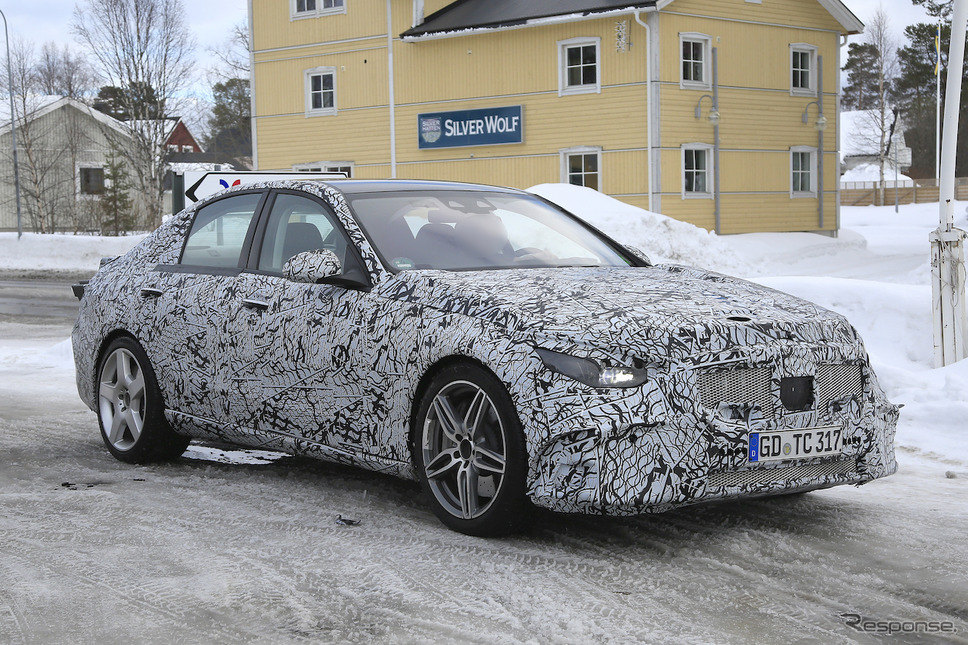 メルセデスAMG C53 開発車両（スクープ写真）《APOLLO NEWS SERVICE》