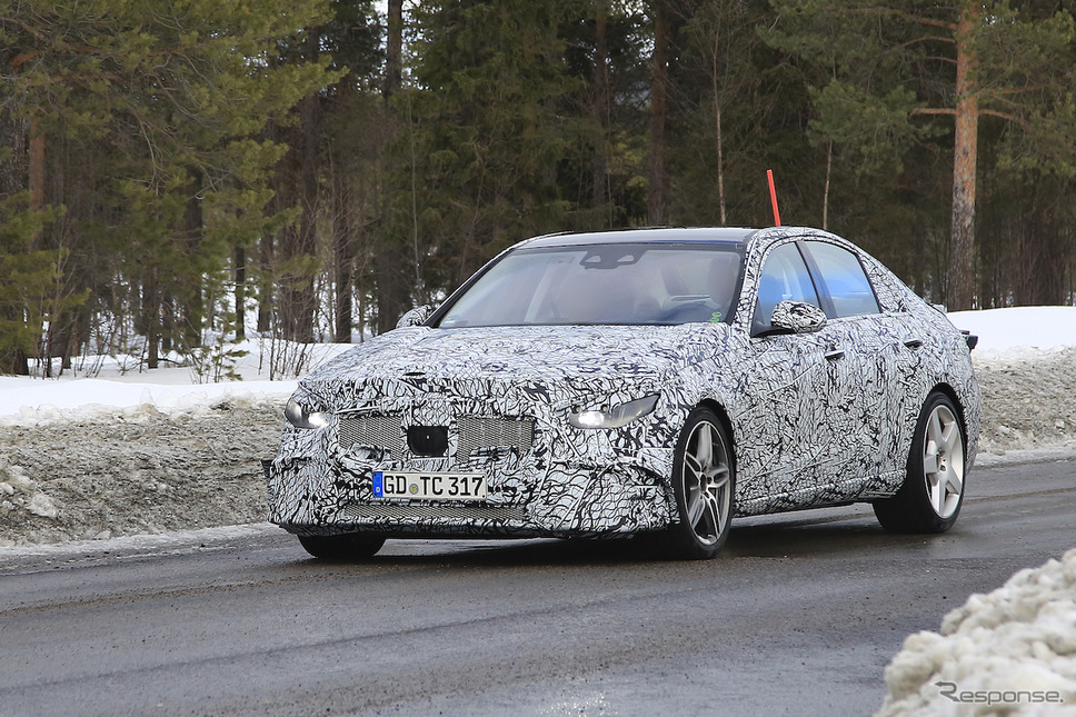 メルセデスAMG C53 開発車両（スクープ写真）《APOLLO NEWS SERVICE》