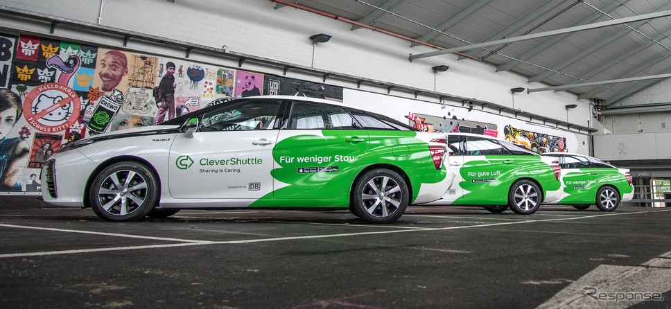 ドイツのライドシェア企業のクレバー・シャトル社のトヨタ・ミライ《photo by Toyota》
