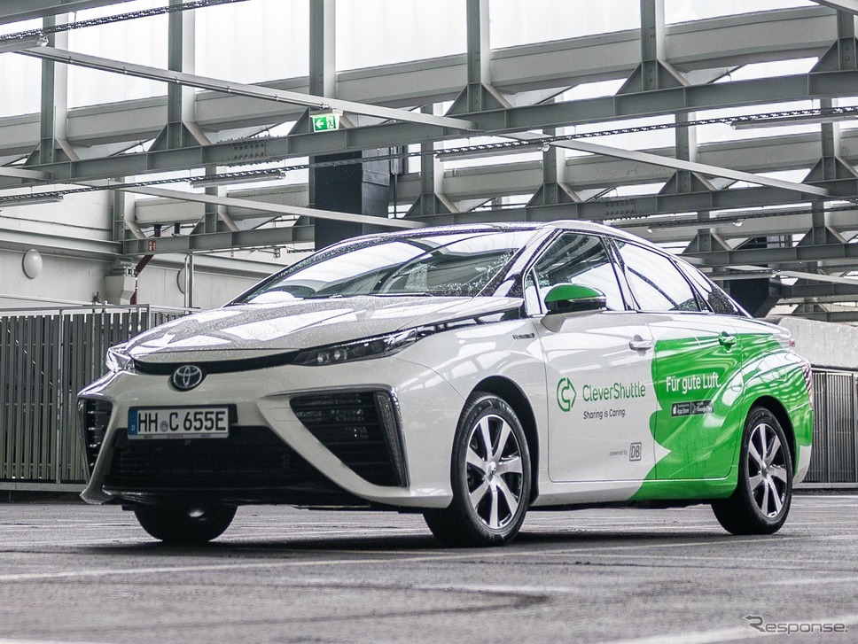 ドイツのライドシェア企業のクレバー・シャトル社のトヨタ・ミライ《photo by Toyota》