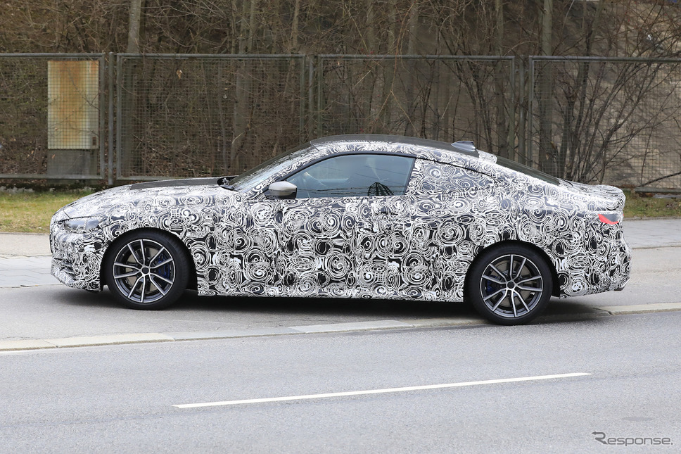 BMW 4シリーズ 新型プロトタイプ（スクープ写真）《APOLLO NEWS SERVICE》