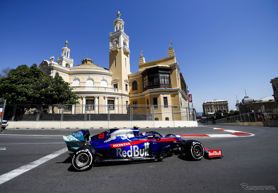 2019年F1アゼルバイジャンGPの模様。《写真提供 Pirelli》