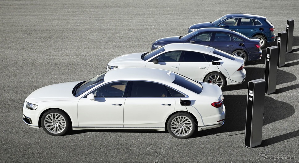 アウディA6新型、A7スポーツバック新型、A8新型、Q5新型のPHV《photo by Audi》