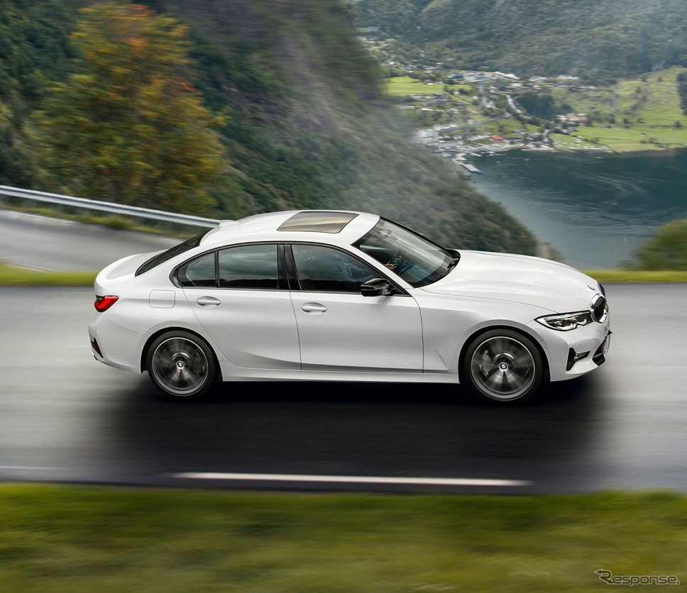 BMW 3シリーズ・セダン 新型の48Vマイルドハイブリッド搭載車《photo by BMW》