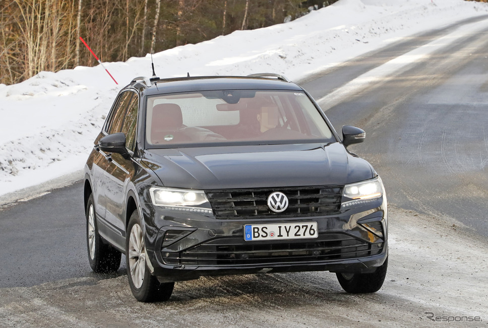 VW ティグアン GTE プロトタイプ(スクープ写真)《APOLLO NEWS SERVICE》