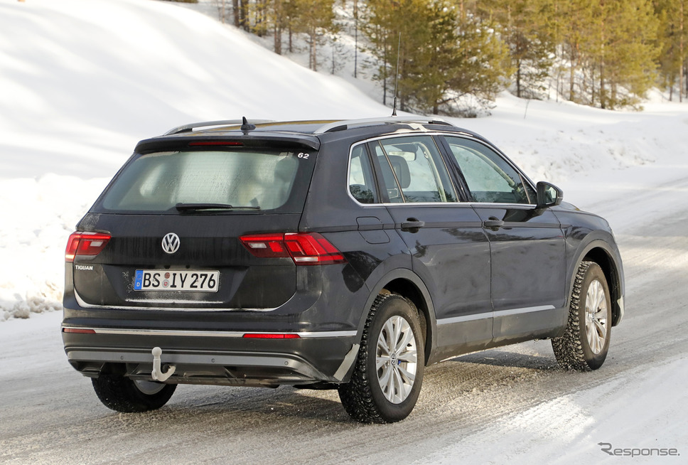 VW ティグアン GTE プロトタイプ(スクープ写真)《APOLLO NEWS SERVICE》