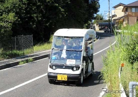 松江市でグリーンスローモビリティを活用した地域住民の移動支援事業がスタート《画像 国土交通省》