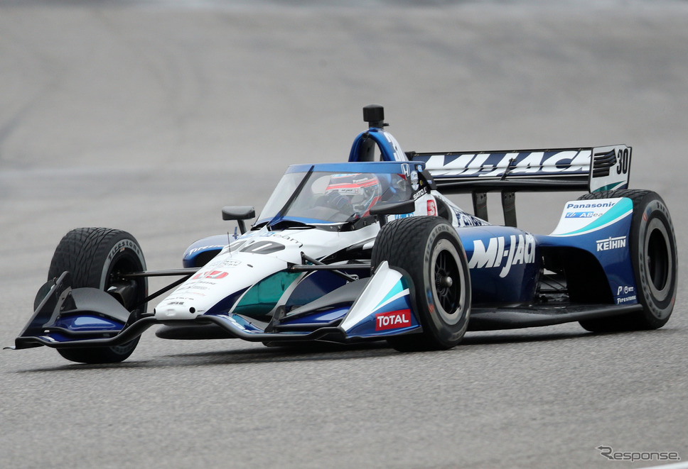2020年2月、合同テスト時の#30 佐藤琢磨。《写真提供 INDYCAR》