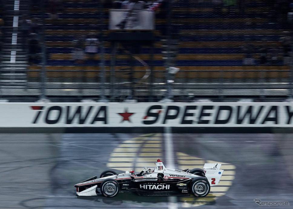 アイオワ戦は今季、ダブルヘッダーになる(写真は2019年のアイオワ戦)。《写真提供 INDYCAR》