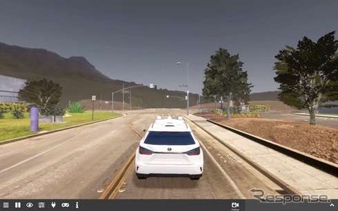 路駐車両の回避のシミュレーション《画像 自動車技術会》
