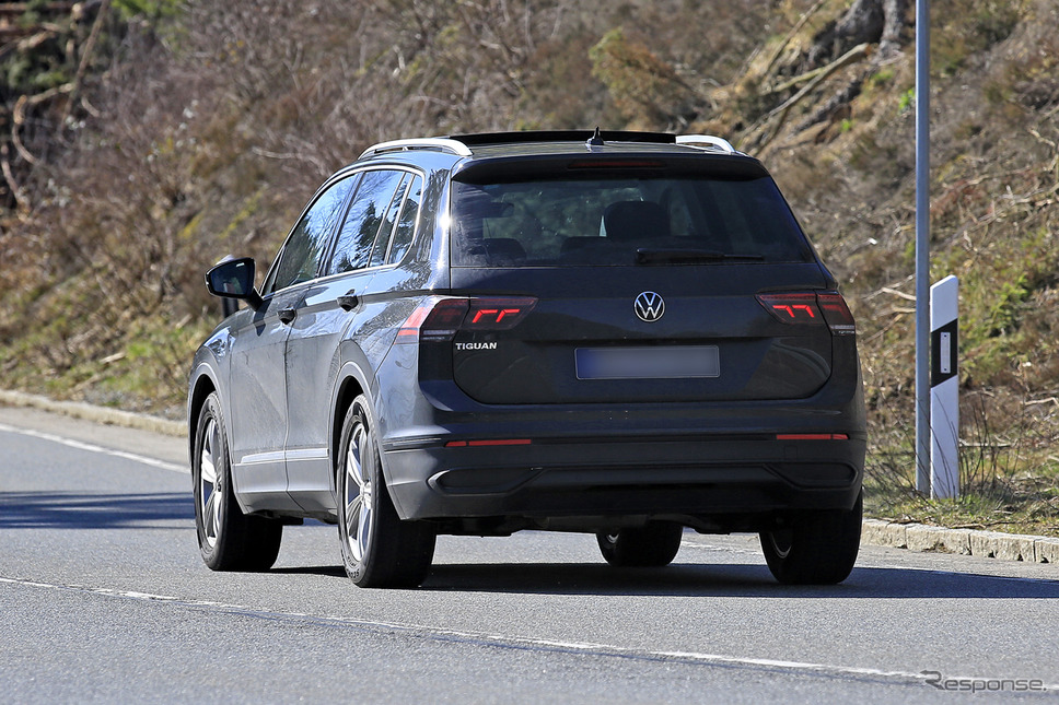 VW ティグアン 改良新型プロトタイプ（スクープ写真）《APOLLO NEWS SERVICE》
