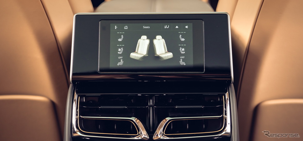 ベントレー・フライングスパー 新型のタッチスクリーンリモート《photo by Bentley》