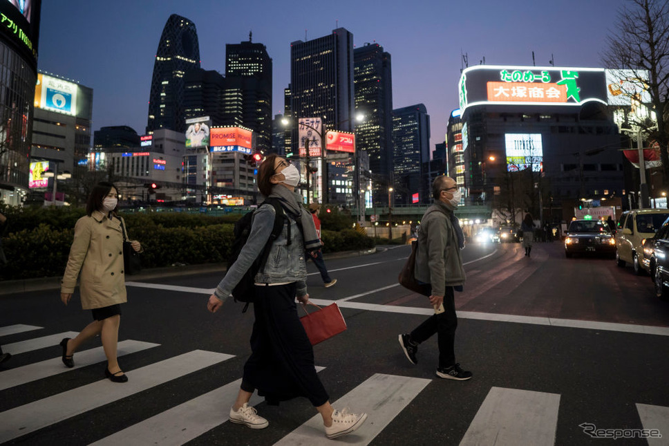 4月8日、東京新宿《photo (c) Getty Images》