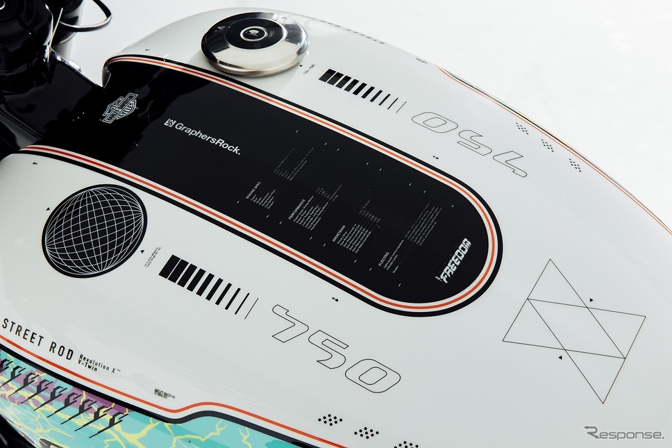 ストリートロッド FREEDOM EDITION designed by GraphersRock《画像:ハーレーダビッドソン ジャパン》