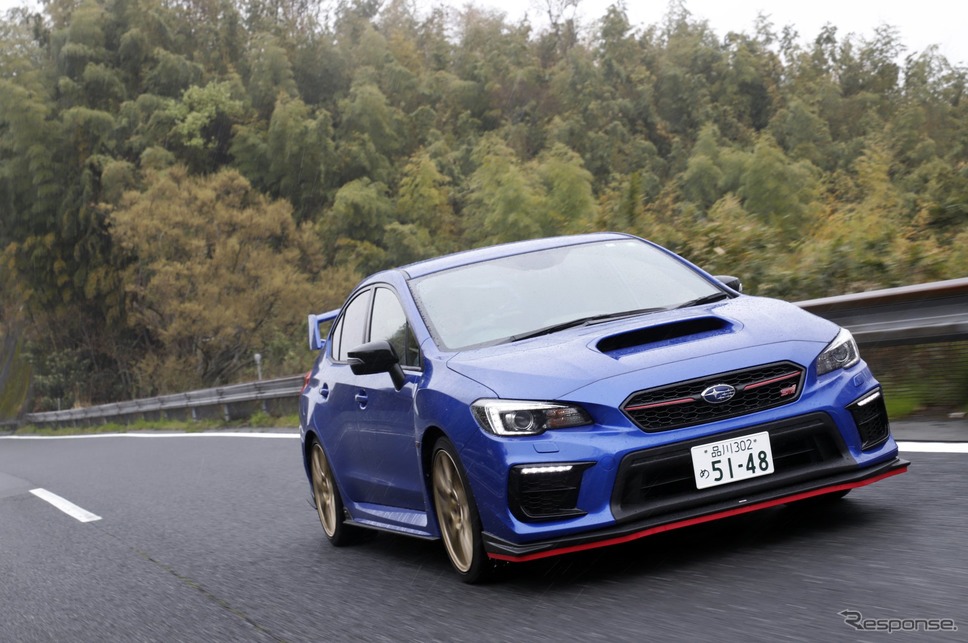 スバルWRX STI EJ20ファイナルエディション《撮影 小林岳夫》