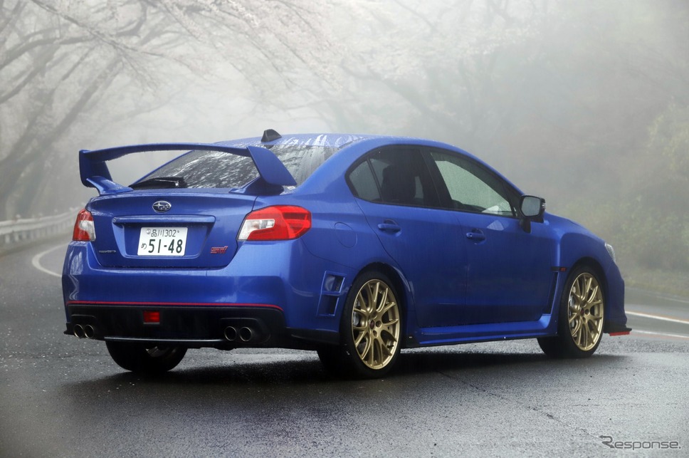 スバルWRX STI EJ20ファイナルエディション《撮影 小林岳夫》