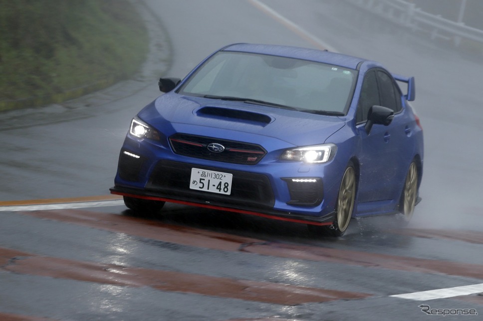 スバルWRX STI EJ20ファイナルエディション《撮影 小林岳夫》
