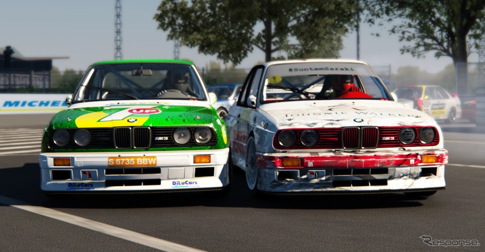 初代 BMW M3 DTM のバーチャルレース《photo by BMW》