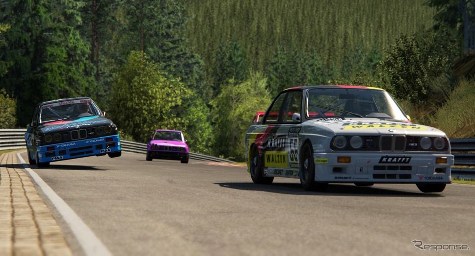 初代 BMW M3 DTM のバーチャルレース《photo by BMW》