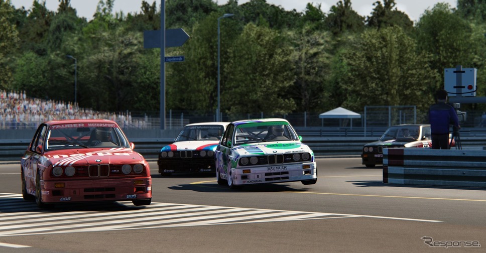初代 BMW M3 DTM のバーチャルレース《photo by BMW》
